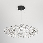 Люстра Eurosvet Uma 90169/15 черный жемчуг цвет плафона/подвески Черный, Жемчужный, цвет арматуры Жемчужный, Черный-1