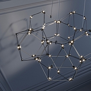 Люстра Eurosvet Uma 90169/5 черный жемчуг цвет плафона/подвески Черный, Жемчужный, цвет арматуры Жемчужный, Черный-2