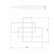 Люстра Eurosvet D1rect 90177/3 белый цвет плафона/подвески Белый, цвет арматуры Белый-5
