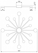 Люстра Eurosvet N1tr1no 90242/16 хром цвет плафона/подвески Хром, цвет арматуры Хром-3