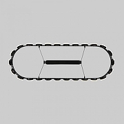 Люстра Eurosvet Tap1oca 90332/26 черный цвет плафона/подвески Белый, цвет арматуры Черный-2