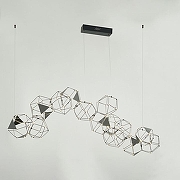 Люстра Eurosvet Uma 90368/14 черный жемчуг цвет плафона/подвески Черный, Жемчужный, цвет арматуры Жемчужный, Черный-1