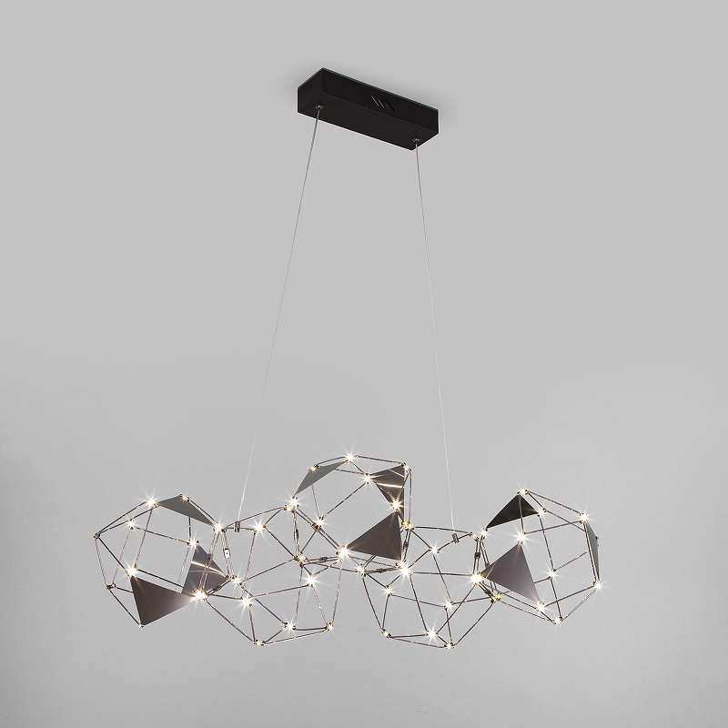 Люстра Eurosvet Uma 90368/5 черный жемчуг 