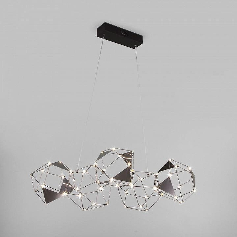 Люстра Eurosvet Uma 90368/5 черный жемчуг 