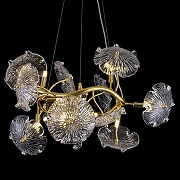 Люстра iLamp Savage 9070-D600 GD цвет плафона/подвески Прозрачный, цвет арматуры Золото