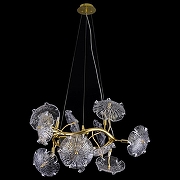 Люстра iLamp Savage 9070-D600 GD цвет плафона/подвески Прозрачный, цвет арматуры Золото-1