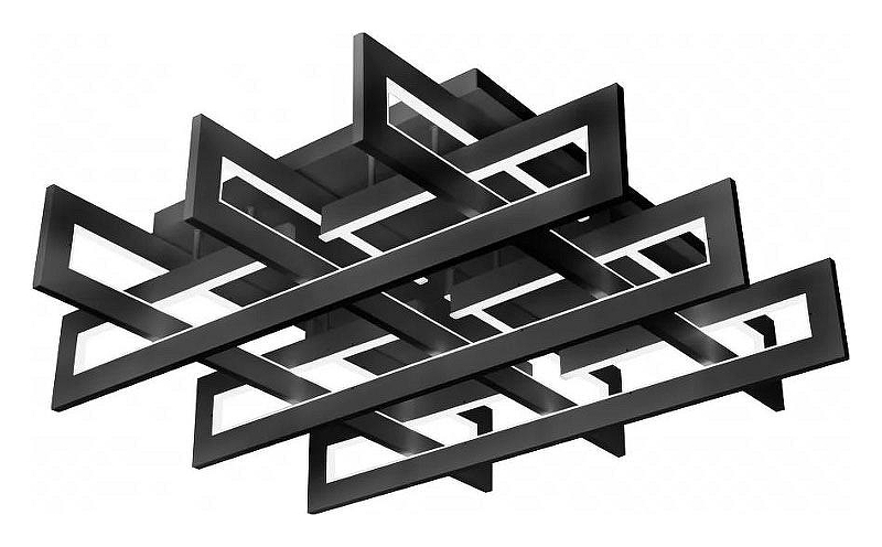 Люстра iLedex Stalker 9082-800*800-X 192W BK 