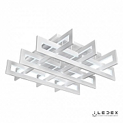 Люстра iLedex Stalker 9082-800*800-X 192W WH цвет плафона/подвески Белый, цвет арматуры Белый-2
