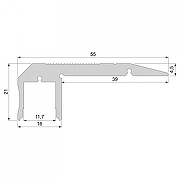 Профиль накладной Deko-Light AL-02-10 970520 цвет Серебро-2