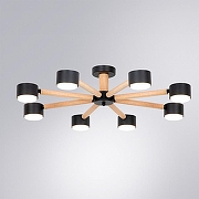 Люстра Artelamp TENDA A1624PL-8BK цвет плафона/подвески Черный, цвет арматуры Черный-1