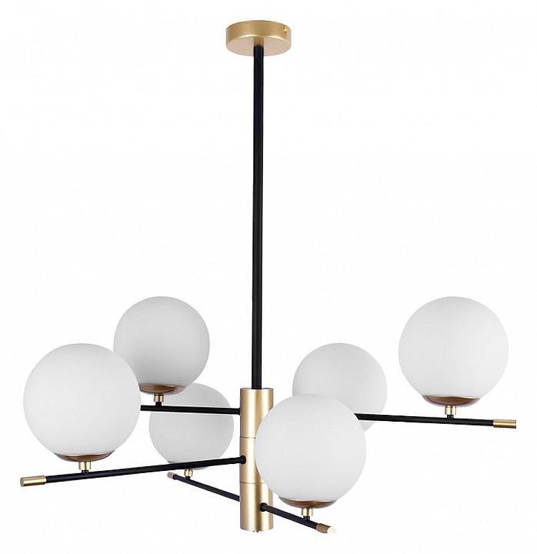 Люстра на штанге Artelamp Arkab A2225LM-6BK 