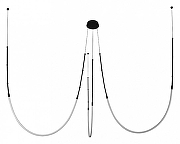 Люстра Artelamp Kl1mt A2850SP-38BK цвет плафона/подвески Белый, цвет арматуры Черный