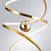 Люстра Artelamp Euphor1a A2964SP-82PB цвет плафона/подвески Белый, Латунь, цвет арматуры Латунь-1