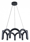 Люстра Artelamp Warhol A3258LM-45BK цвет плафона/подвески Белый, Черный, цвет арматуры Черный-1