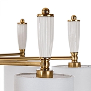 Люстра на штанге Artelamp WAVERLEY A4102PL-8PB цвет плафона/подвески Белый, цвет арматуры Медь-4