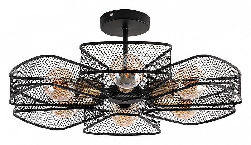 Люстра на штанге Artelamp Maasym A7044PL-6BK 