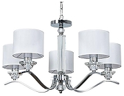 Люстра Artelamp Alhena A4091LM-5CC цвет плафона/подвески Белый, цвет арматуры Хром