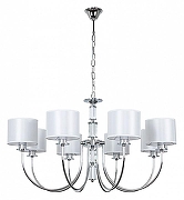 Люстра Artelamp Attore A4092LM-8CC цвет плафона/подвески Белый, цвет арматуры Хром-1