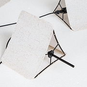 Люстра Artelamp TRIXIE A7084SP-8BK цвет плафона/подвески Бежевый, цвет арматуры Черный-3