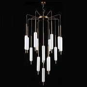 Люстра Aployt Carla APL.010.03.136 цвет плафона/подвески Белый, цвет арматуры Золото-3