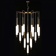 Люстра Aployt Carla APL.010.03.136 цвет плафона/подвески Белый, цвет арматуры Золото-15