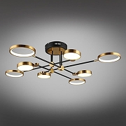 Люстра Aployt 1nes APL.043.07.65 цвет плафона/подвески Бронза, цвет арматуры Бронза, Черный-1