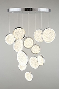 Люстра Aployt Yulal1 APL.048.13.102 цвет плафона/подвески Прозрачный, цвет арматуры Хром-2