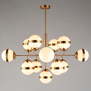 Люстра на штанге Aployt N1ka APL.819.07.13 цвет плафона/подвески Белый, цвет арматуры Бронза-5