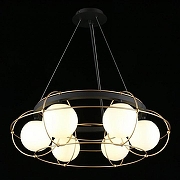 Люстра Aployt Mahot APL.317.03.06 цвет плафона/подвески Белый, цвет арматуры Золото, Черный-5