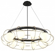 Люстра Aployt Mahot APL.317.03.10 цвет плафона/подвески Белый, цвет арматуры Золото, Черный-1