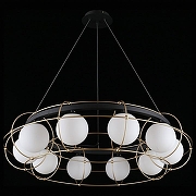 Люстра Aployt Mahot APL.317.03.10 цвет плафона/подвески Белый, цвет арматуры Золото, Черный-3