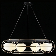 Люстра Aployt Mahot APL.317.03.10 цвет плафона/подвески Белый, цвет арматуры Золото, Черный-4