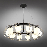 Люстра Aployt Mahot APL.317.03.10 цвет плафона/подвески Белый, цвет арматуры Золото, Черный-14