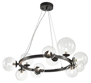 Люстра Aployt Fel1che APL.334.03.11 цвет плафона/подвески Прозрачный, цвет арматуры Черный-1