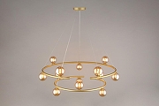 Люстра Aployt Polet APL.631.13.13 цвет плафона/подвески Коньячный, цвет арматуры Золото-4