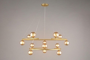 Люстра Aployt Polet APL.631.13.13 цвет плафона/подвески Коньячный, цвет арматуры Золото-6