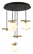 Люстра Aployt Penelopa APL.643.03.06 цвет плафона/подвески Белый, цвет арматуры Черный