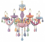 Люстра Aployt Selestina APL.663.03.08 цвет плафона/подвески Разноцветный, цвет арматуры Разноцветный