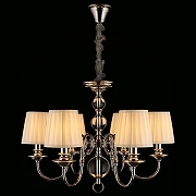 Люстра Aployt Gaell APL.704.03.06 цвет плафона/подвески Бежевый, цвет арматуры Прозрачный, Хром-1