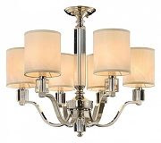 Люстра на штанге Aployt 1vet APL.706.07.06 цвет плафона/подвески Бежевый, цвет арматуры Прозрачный, Хром