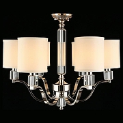 Люстра на штанге Aployt 1vet APL.706.07.06 цвет плафона/подвески Бежевый, цвет арматуры Прозрачный, Хром-3