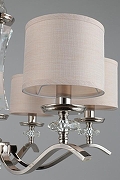 Люстра Aployt Okin APL.715.03.06 цвет плафона/подвески Бежевый, цвет арматуры Прозрачный, Хром-5