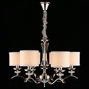 Люстра Aployt Okin APL.715.03.06 цвет плафона/подвески Бежевый, цвет арматуры Прозрачный, Хром-14