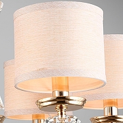 Люстра Aployt Ok1n APL.715.13.06 цвет плафона/подвески Бежевый, цвет арматуры Золото, Прозрачный-4