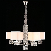 Люстра Aployt 1ren1 APL.736.03.06 цвет плафона/подвески Белый, Прозрачный, цвет арматуры Прозрачный, Хром-2