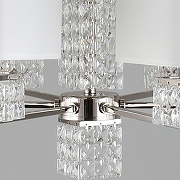 Люстра Aployt 1ren1 APL.736.03.06 цвет плафона/подвески Белый, Прозрачный, цвет арматуры Прозрачный, Хром-7