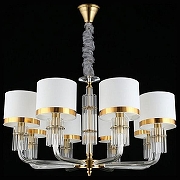 Люстра Aployt Elza APL.767.03.08 цвет плафона/подвески Бежевый, Бронза, цвет арматуры Бронза-3