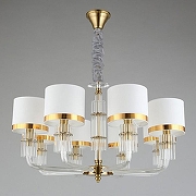 Люстра Aployt Elza APL.767.03.08 цвет плафона/подвески Бежевый, Бронза, цвет арматуры Бронза-5