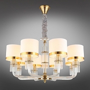 Люстра Aployt Elza APL.767.03.08 цвет плафона/подвески Бежевый, Бронза, цвет арматуры Бронза-12