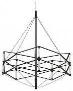 Люстра Aployt Babetta APL.785.03.20 цвет плафона/подвески Белый, цвет арматуры Черный